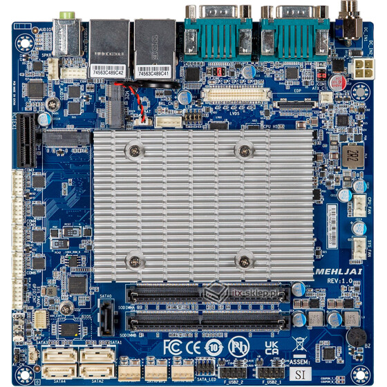 GigaIPC mITX-6412A mini-ITX Celeron J6412 5xSATA 2xLAN 12-24V DC