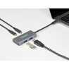 Zewnętrzny hub USB 3.2 Gen 2 USB Typ-C z 2x USB Typ-A oraz 2x USB Typ-C Delock 63260