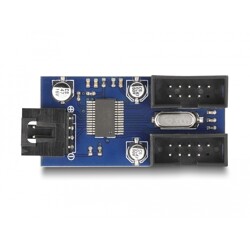 Wewnętrzny rozdzielacz hub 2-portowy USB 2.0 listwa Delock 61100