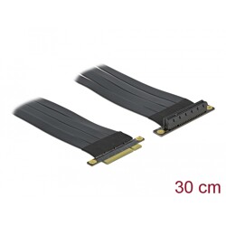 Riser elastyczny PCI Express x8 do x8 kątowy 30cm Delock 85766