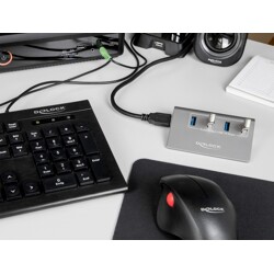Hub USB 3.2 Gen 2, 4 gniazda USB Typu-A Delock 64181