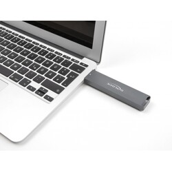 Obudowa zewnętrzna dla dysku M.2 NVMe PCIe SSD SATA USB-A 10Gbps Delock 42021