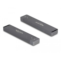 Obudowa zewnętrzna dla dysku M.2 NVMe PCIe SSD SATA USB-A 10Gbps Delock 42021