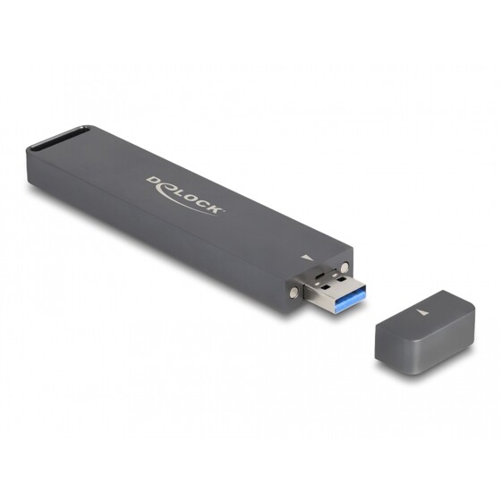 Obudowa zewnętrzna dla dysku M.2 NVMe PCIe SSD SATA USB-A 10Gbps Delock 42021
