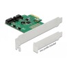 Karta PCI Express 2 portowa SATA z RAID Delock 90392