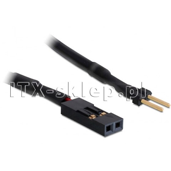 Przedłużacz 2 pin męski-żeński 30 cm