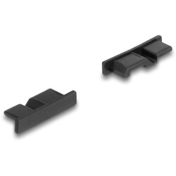 Zaślepka przeciwkurzowa gniazda USB 3.0 micro-B męska bez uchwytu czarna Delock 64243