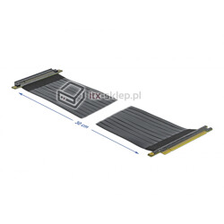 Elastyczny riser PCI-Express x16 dla płyt mini-ITX 30cm Delock 85764