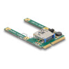 Adapter mini PCI-Express USB 2.0 I/O half / full-size Delock 80039