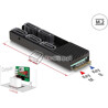 Adapter konwerter M.2 2280 Key B+M męski do 5x SATA Delock 64051