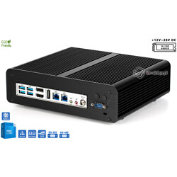 Komputer przemysłowy fanless 13. generacji Core i5-13500T 3,20GHz 2xLAN 16GB SSD 480GB i5-Q670-SSD480