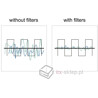 Filtr przeciwzakłóceniowy RF/EMI DB-9 męsko-żeński z indukcyjnym filtrem dolnoprzepustowym Delock 66475