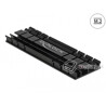 Radiator aluminiowy do dysku M.2 SSD 2280 Delock 18285