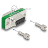 Filtr przeciwzakłóceniowy RF/EMI DB-9 męsko-żeński z pojemnościowym filtrem dolnoprzepustowym Delock 66476