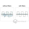 Filtr przeciwzakłóceniowy RF/EMI DB-9 męsko-żeński z pojemnościowym filtrem dolnoprzepustowym Delock 66476