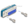 Filtr przeciwzakłóceniowy RF/EMI DB-15 męsko-żeński z indukcyjnym filtrem dolnoprzepustowym Delock 66545