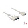 Kabel RS-232-LPT szeregowy-równoległy męsko-żeński M-F 2m Delock 85524