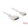 Kabel RS-232-LPT szeregowy-równoległy męsko-żeński M-F 10m Delock 86877
