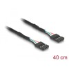 Kabel USB 4pin - 4pin żeński-żeński 40 cm raster 2,54mm