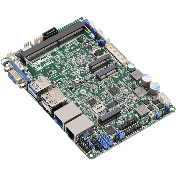 ASRock SBC-260J 3,5" Intel Alder Lake-N N97 DDR4 DisplayPort HDMI VGA 2xLAN 9-36V DC