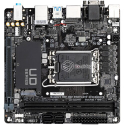 Gigabyte H610I mini-ITX H610 Intel Alder Lake-S LGA1700 DDR5 2xLAN 4xSATA