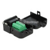 Adapter terminal RS-232 w obudowie żeński Sub-D 9pin raster 3,81 mm