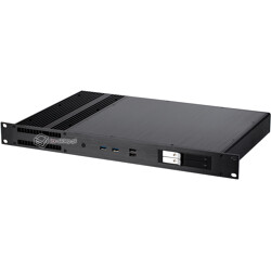 Komputer przemysłowy 1U Core i3-13100T 2,50GHz 16GB DDR4 4xLAN Delta-Silent6-i3-2xSSD240-RAID DC12-28V