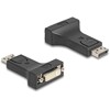 Adapter Displayport męski (M)  DVI 24+5 żeński (F) Delock 65257