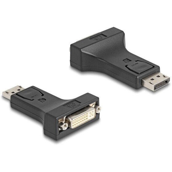 Adapter Displayport męski (M) DVI 24+5 żeński (F) Delock 66615