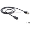 Kabel EASY-USB 2.0-A - micro-B M-M 1m Delock 83366