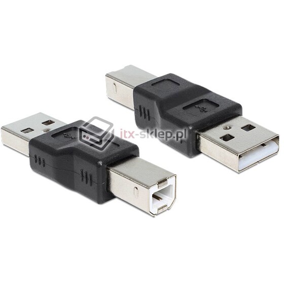 Adapter przejściówka USB 2.0 A-B M-M męsko-męski Delock 67198
