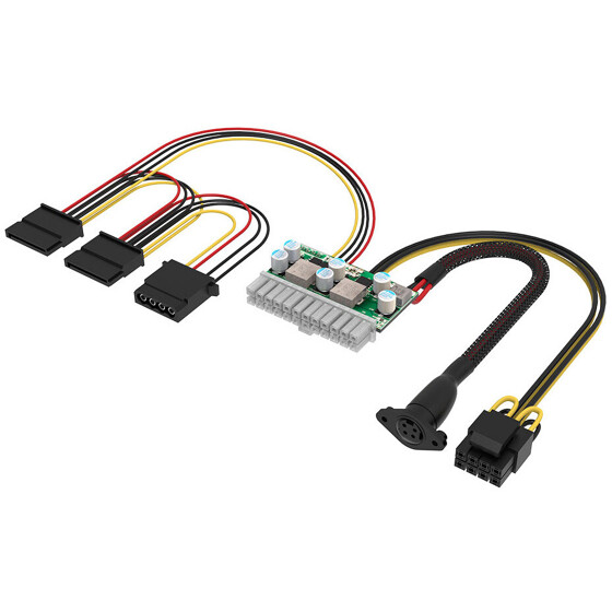 Zasilacz ITX DC/DC Akasa AK-PE200-01 12V 200W