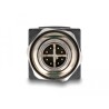 Adapter sieciowy M12 8pin X-coded męski do RJ-45 żeński prosty Delock 60065