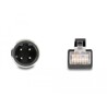 Przewód adapter IP67 M12 D-coded 4-pin męski - RJ45 Cat.5e męski 50cm Delock 60073