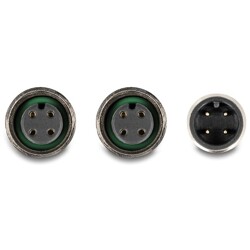 Rozgałęźnik splitter M12 typu Y A-coded 4pin 1x żeński na 1x męski + 1x żeński złącze równoległe Delock 60581