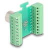 Adapter M12 17pin żeński A-coded na 18-pinowy terminal połączeniowy Delock 60660