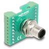 Adapter M12 17pin męski A-coded na 18-pinowy terminal połączeniowy Delock 60661