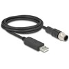 Kabel szeregowy USB 2.0 do M12 8pin RS-232 FTDI FT231 1,8m Delock 64257