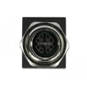 Adapter sieciowy M12 8pin X-coded żeński do RJ-45 żeński kątowy Delock 66316