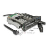 Kieszeń do zatoki 5,25&quot; do dysku 2,5&quot; i 3,5&quot; SATA + 2xUSB 3.0 Delock 47209