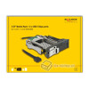 Kieszeń do zatoki 5,25&quot; do dysku 2,5&quot; i 3,5&quot; SATA + 2xUSB 3.0 Delock 47209