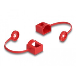 Zestaw 50 zaślepek na wtyczkę LAN RJ45 kolory Delock 66973