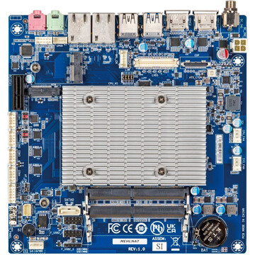 GigaIPC iTXL-6412A Thin mini-ITX Celeron J6412 4xCOM 2xLAN 12-24V DC