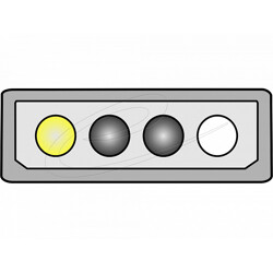 Kabel zasilający 1x 6pin - 2x Molex 15cm Delock 82315