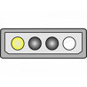 Kabel zasilający 1x 6pin - 2x Molex 15cm Delock 82315