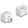 Moduł Keystone z portem ładowania USB Typ-A i USB Type-C PD 20W biały Delock 41478
