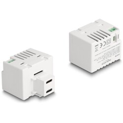 Moduł Keystone 2-portowy z ładowaniem USB Type-C PD 20W biały Delock 41479