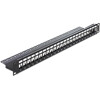 Patchpanel 19&quot; Keystone 24-portowy czarny Delock 43277