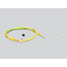 Patchpanel 19" Keystone 24-portowy czarny Delock 43277
