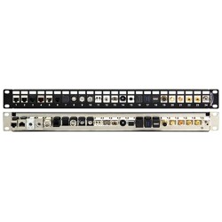 Patchpanel 19" Keystone 24-portowy czarny Delock 43277